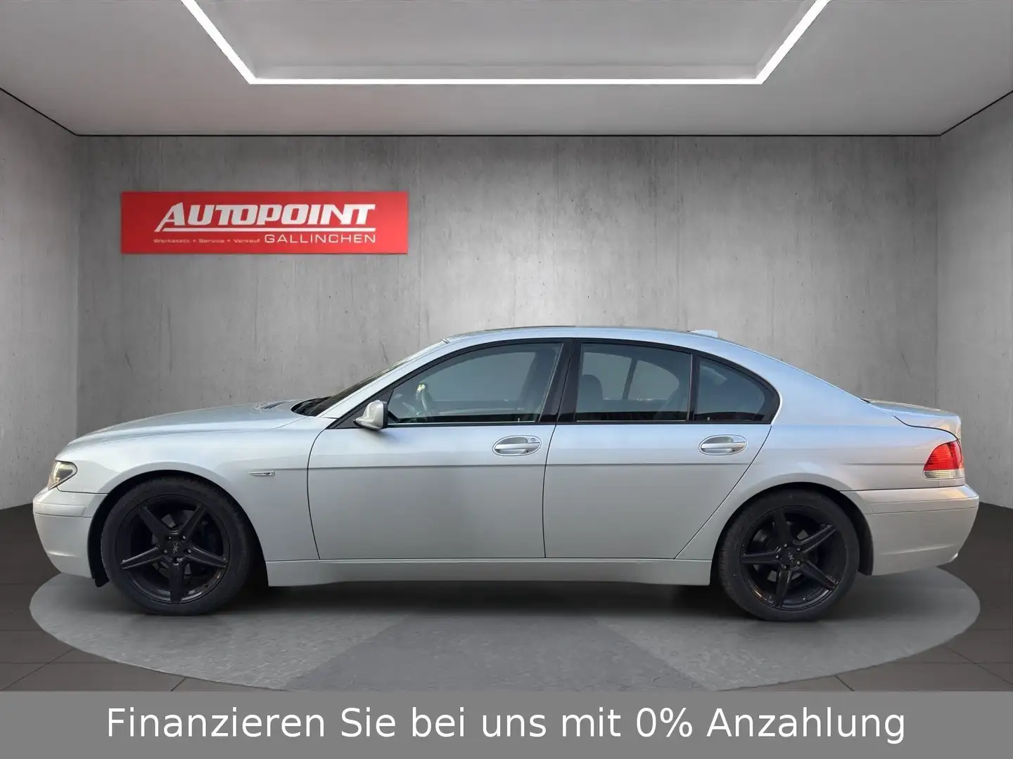 BMW 730 i E65 Sportsitze+Leder+Sizhzg.+Garagenwagen Stříbrná - 2