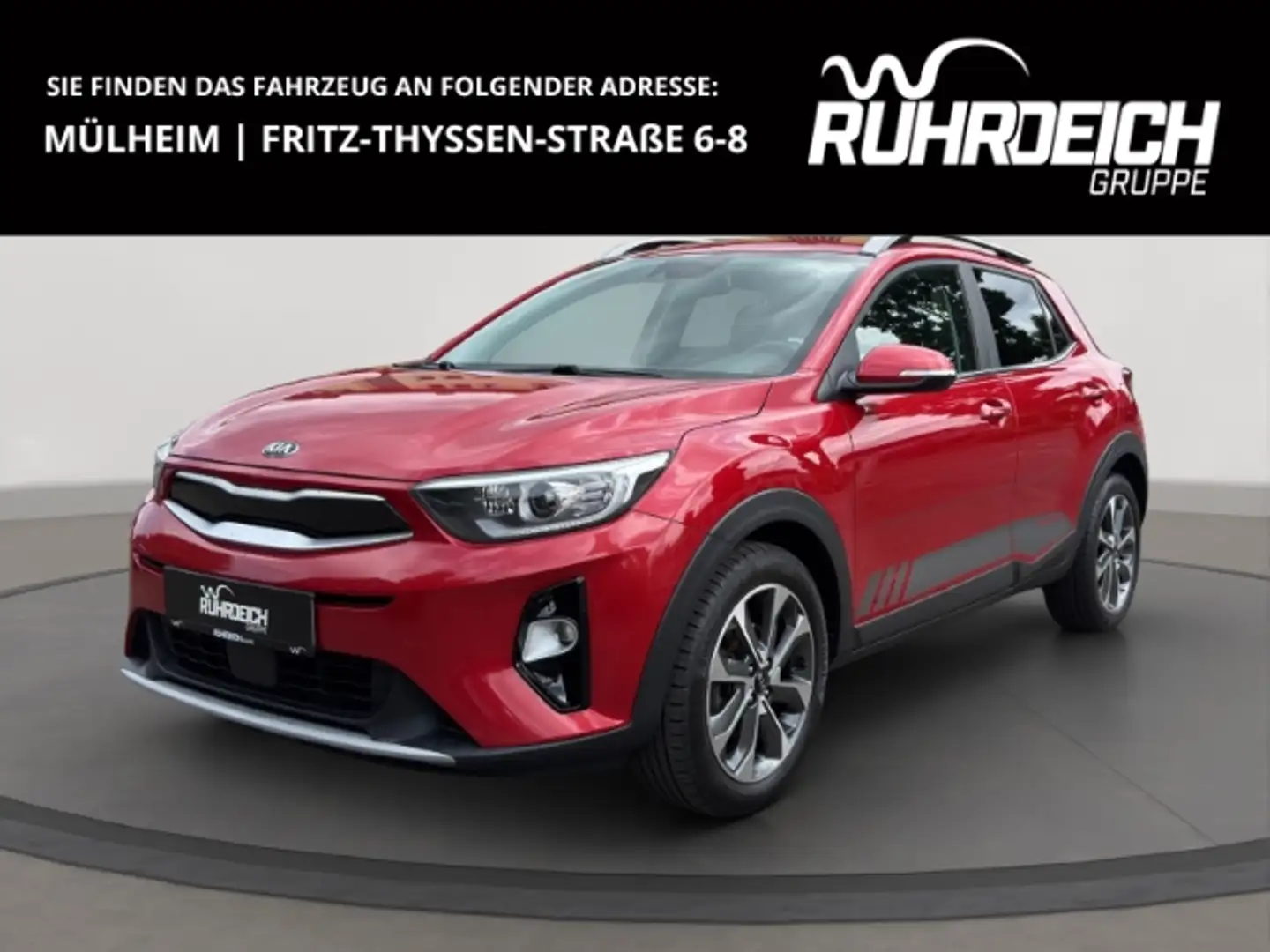 Kia Stonic Spirit 1.0 T-GDI AHK-abnehmbar Navi LED Apple CarP Червоний - 1