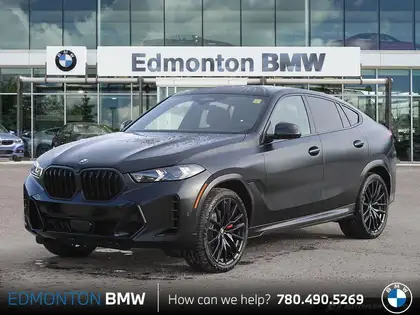 Black 2026 BMW X6 SUV / Crossover All-Wheel Drive Automatic