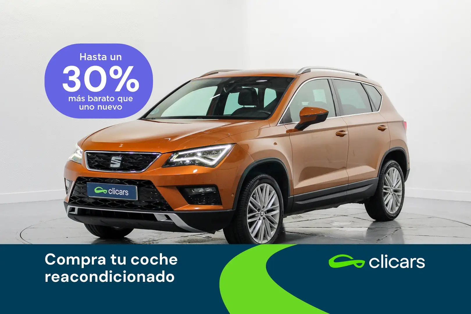 SEAT Ateca 1.4 EcoTSI S&S Xcellence Pomarańczowy - 1