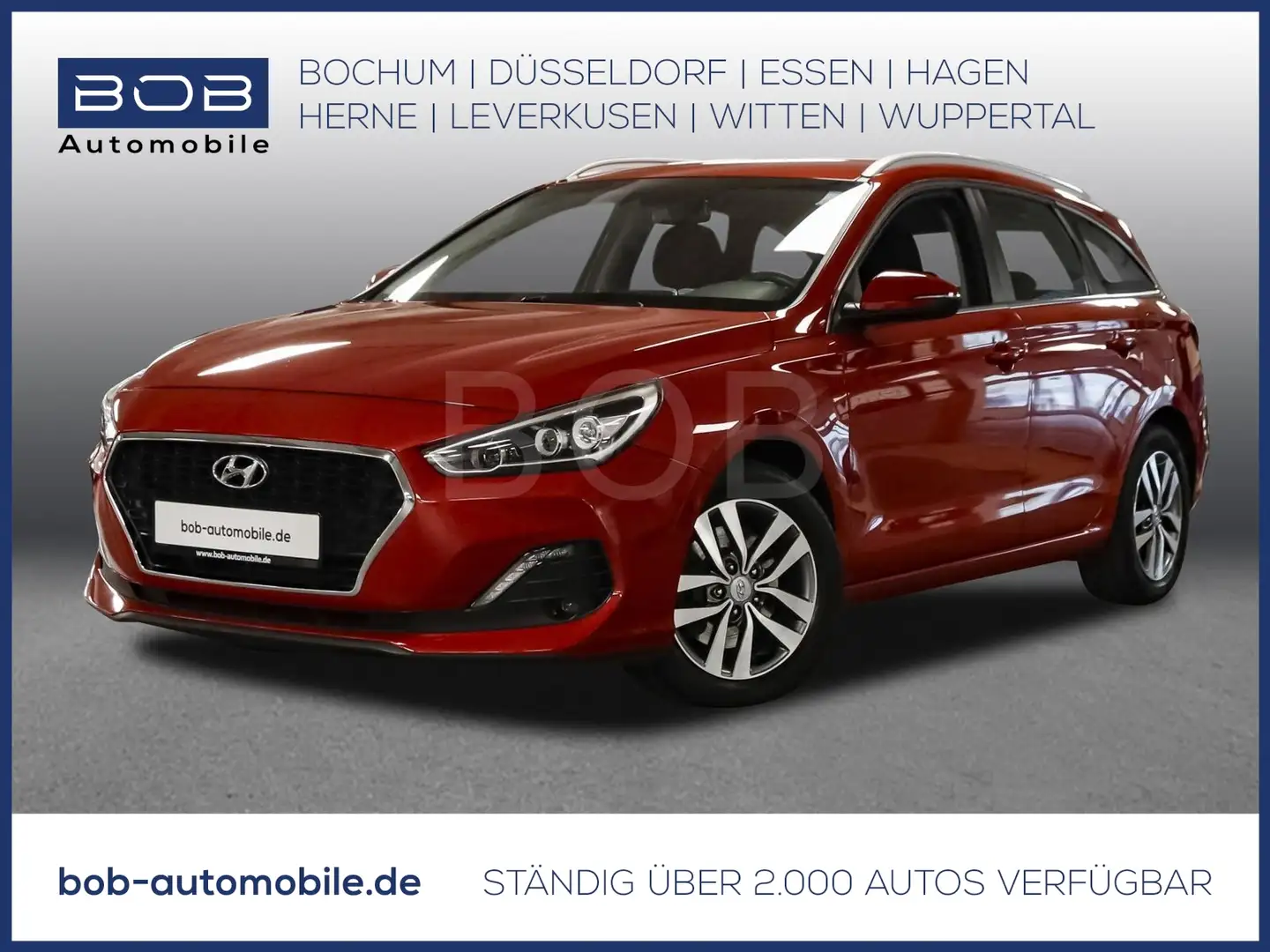 Hyundai i30 1.4 T-GDI DCT Trend NAVI SHZ LHZ CARPL.AA Rouge - 1