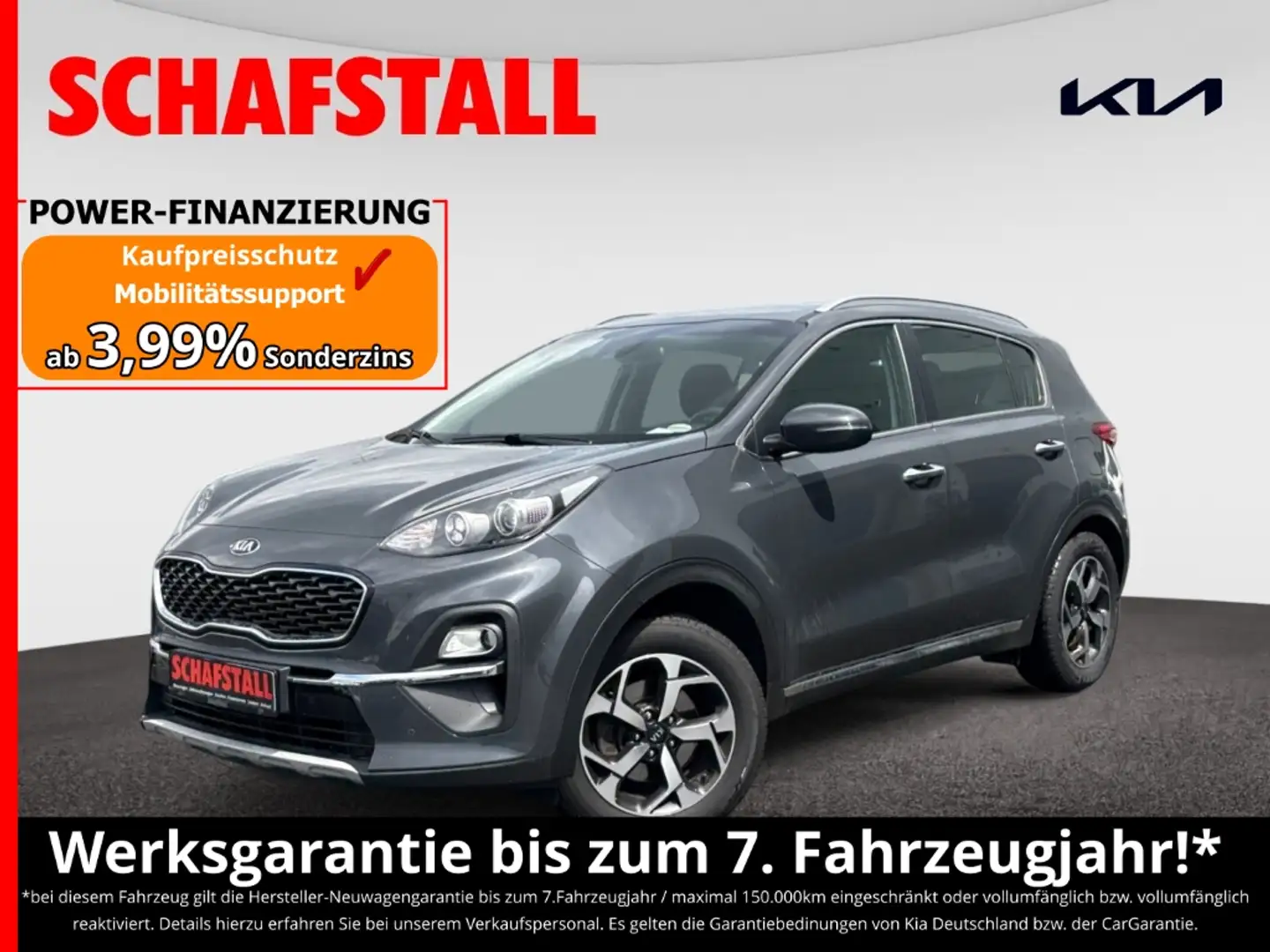 Kia Sportage Vision 1.6 T-GDI 1.Hand Navi Tempomat Kamera PDC Gri - 1