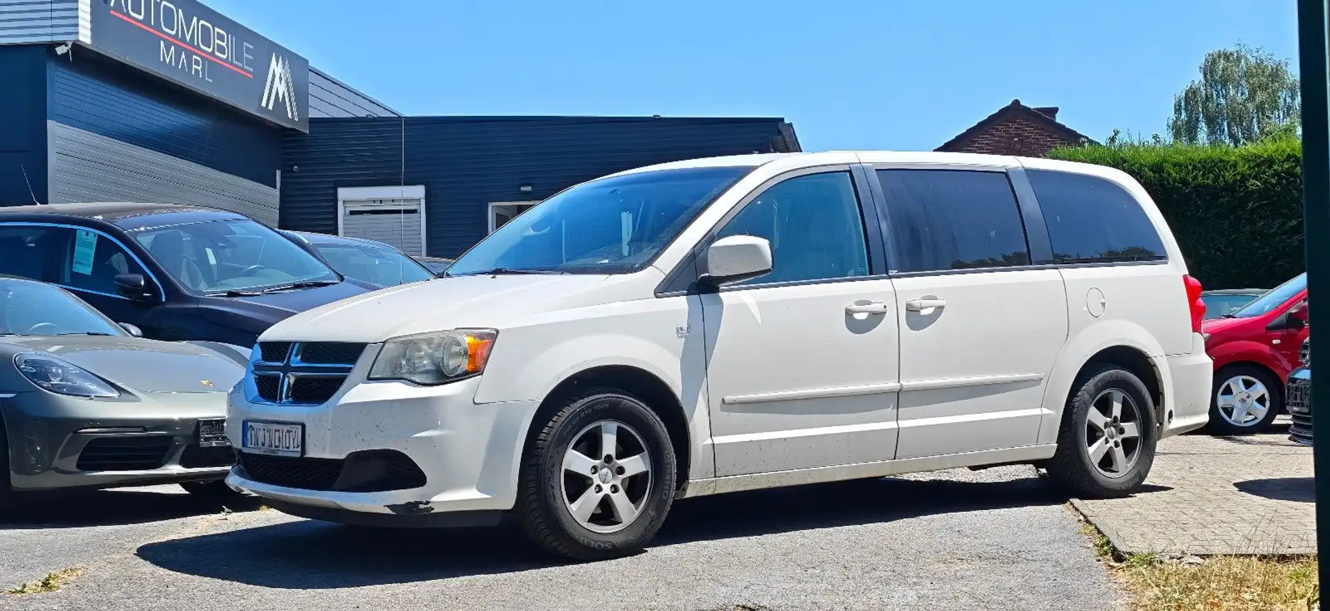 Dodge Grand Caravan LPG Leder 7 Sitzer Weiß - 1