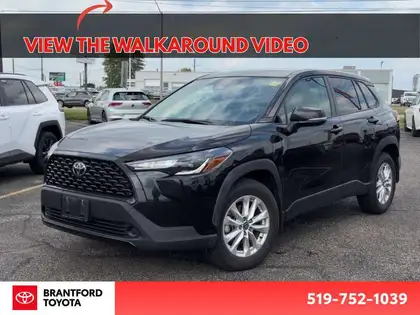 Black 2024 Toyota Corolla Cross SUV / Crossover All-Wheel Drive Automatic
