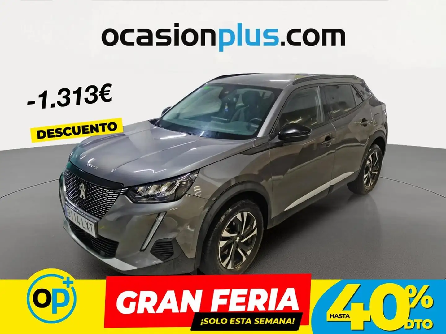 Peugeot 2008 1.2 PureTech S&S Allure Pack 130 Gris - 1