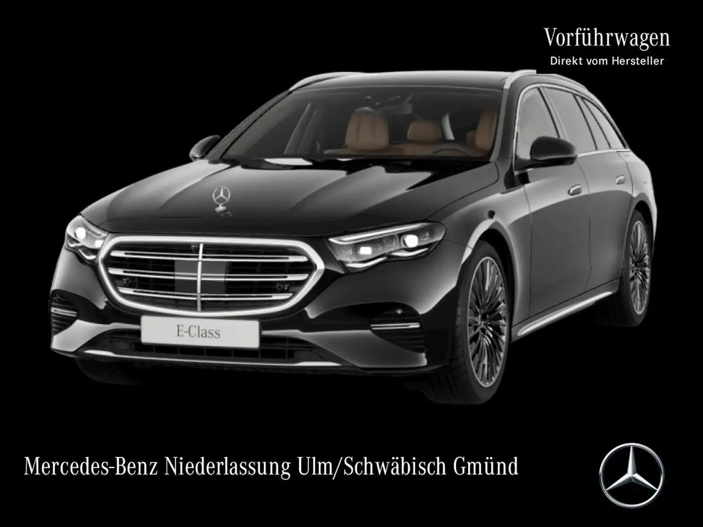 Mercedes-Benz E 300 e T Fahrass Airmat Pano Burmester Distr. HUD Schwarz - 1