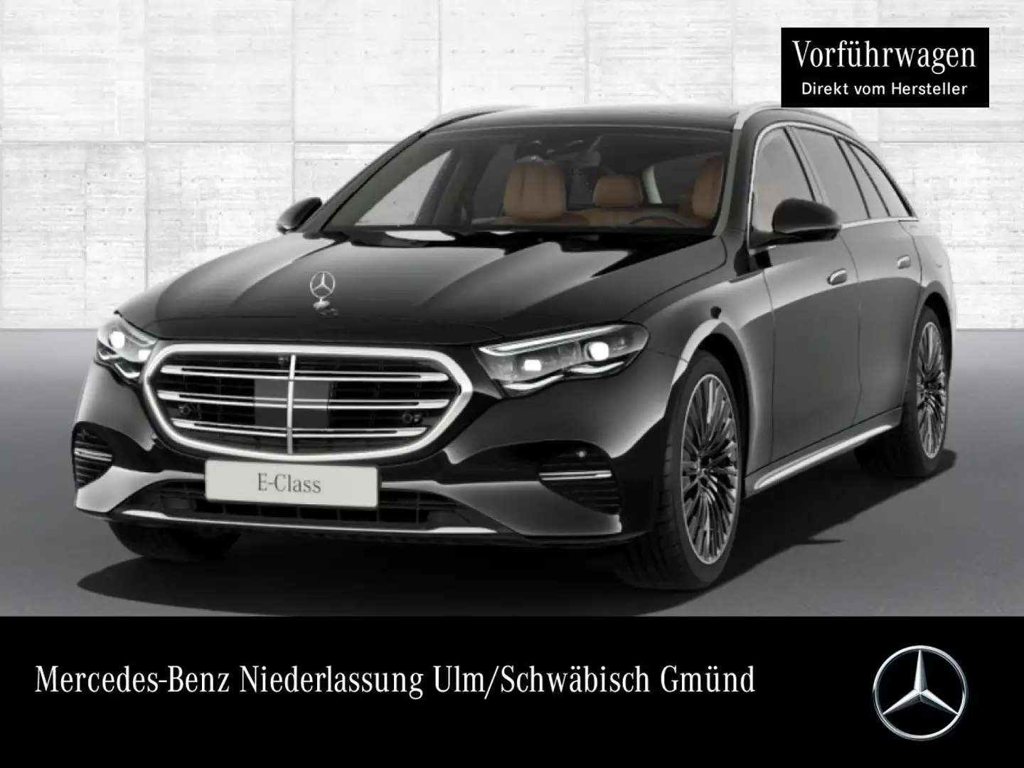 Mercedes-Benz E 300 e T Exclusive Fahrass Airmat Pano Burmester Noir - 1