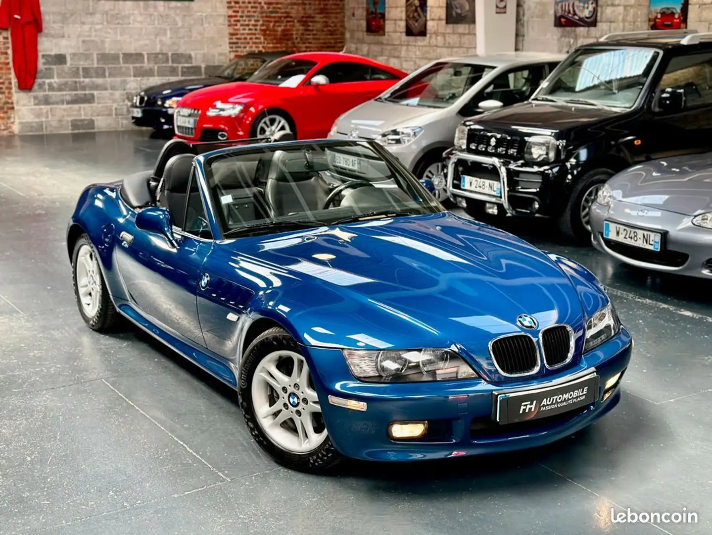 BMW Z3 Roadster 1.9L 118 ch 66 120 kms Bleu Topaze Suspen Bleu - 2