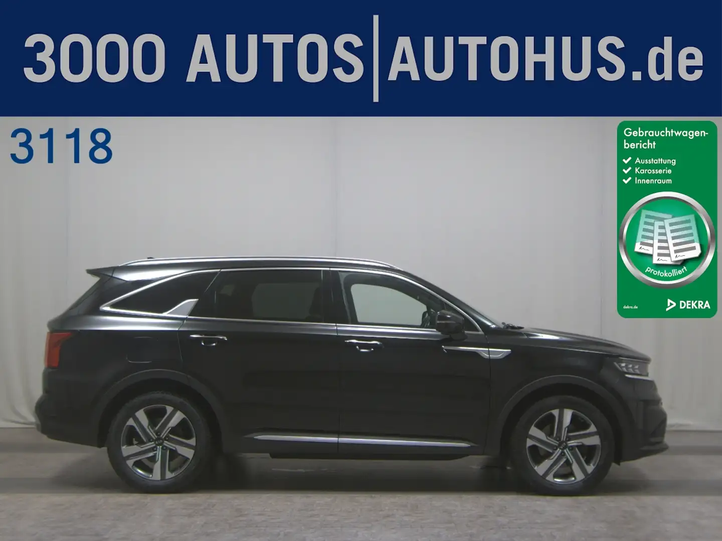 Kia Sorento 1.6 T-GDI Platinum ACC 4x4 Navi LED HUD Schwarz - 1