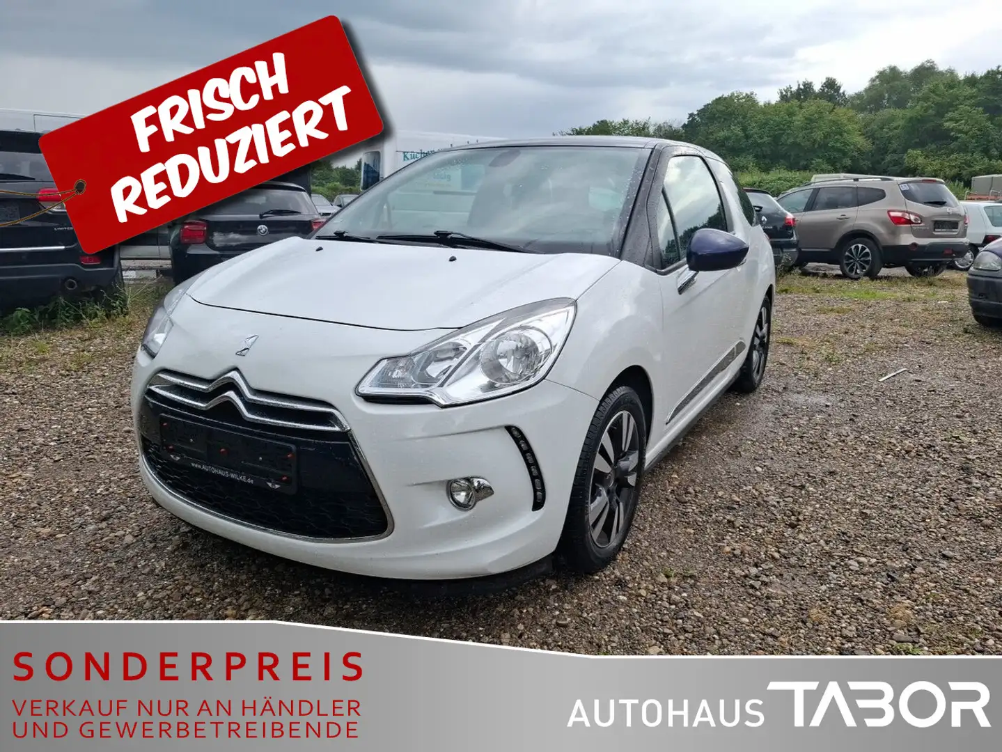 Citroen DS3 1.2 VTi 82 SoChic LM PDC Klimaaut. el. FH BC Weiß - 1