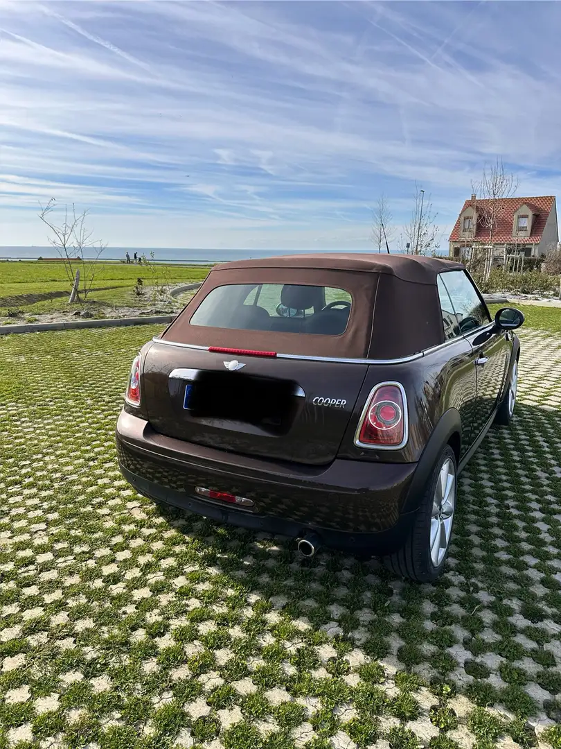 MINI Cooper Cabrio Cabriolet 122 ch Cooper Pack Chili Brun - 2