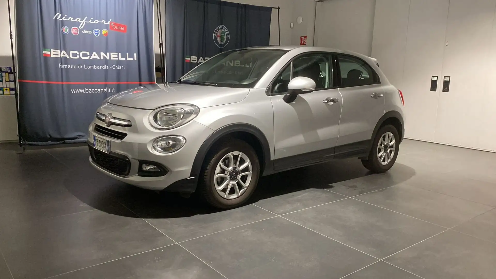 Fiat 500X 500X 1.3 MultiJet 95 CV Pop Star Argent - 1