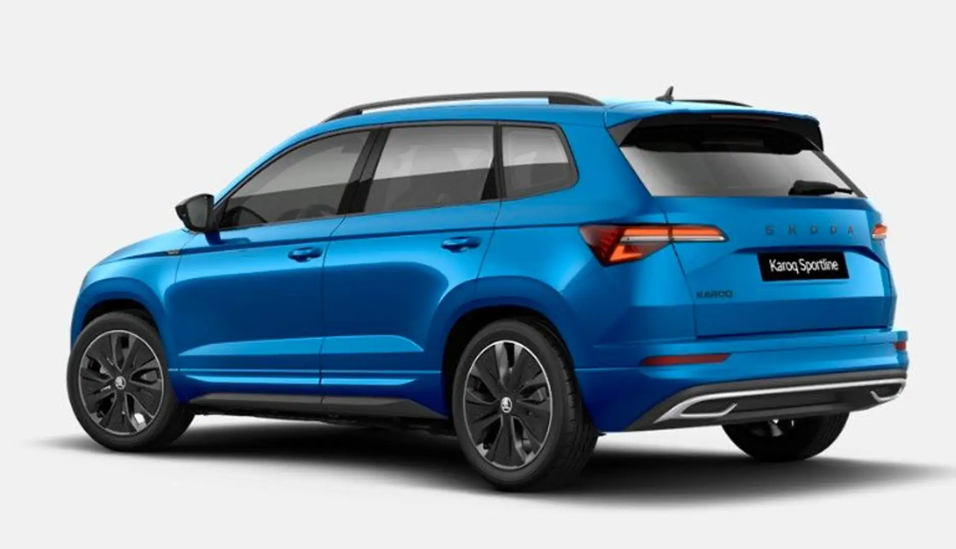 Skoda Karoq 1.5TSI Sportline PanoAHK Matrix5J.Garantie Kék - 2