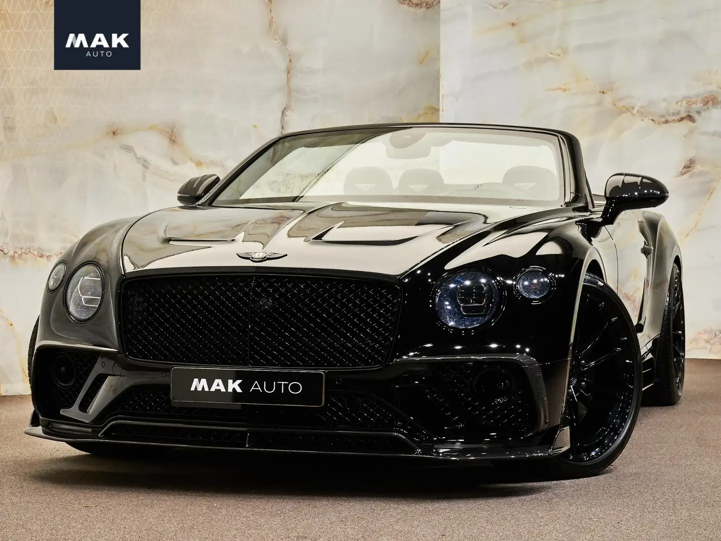 Bentley Continental GTC 6.0 W12 First Edition, MANSORY, Akrapovič, Full P Zwart - 1