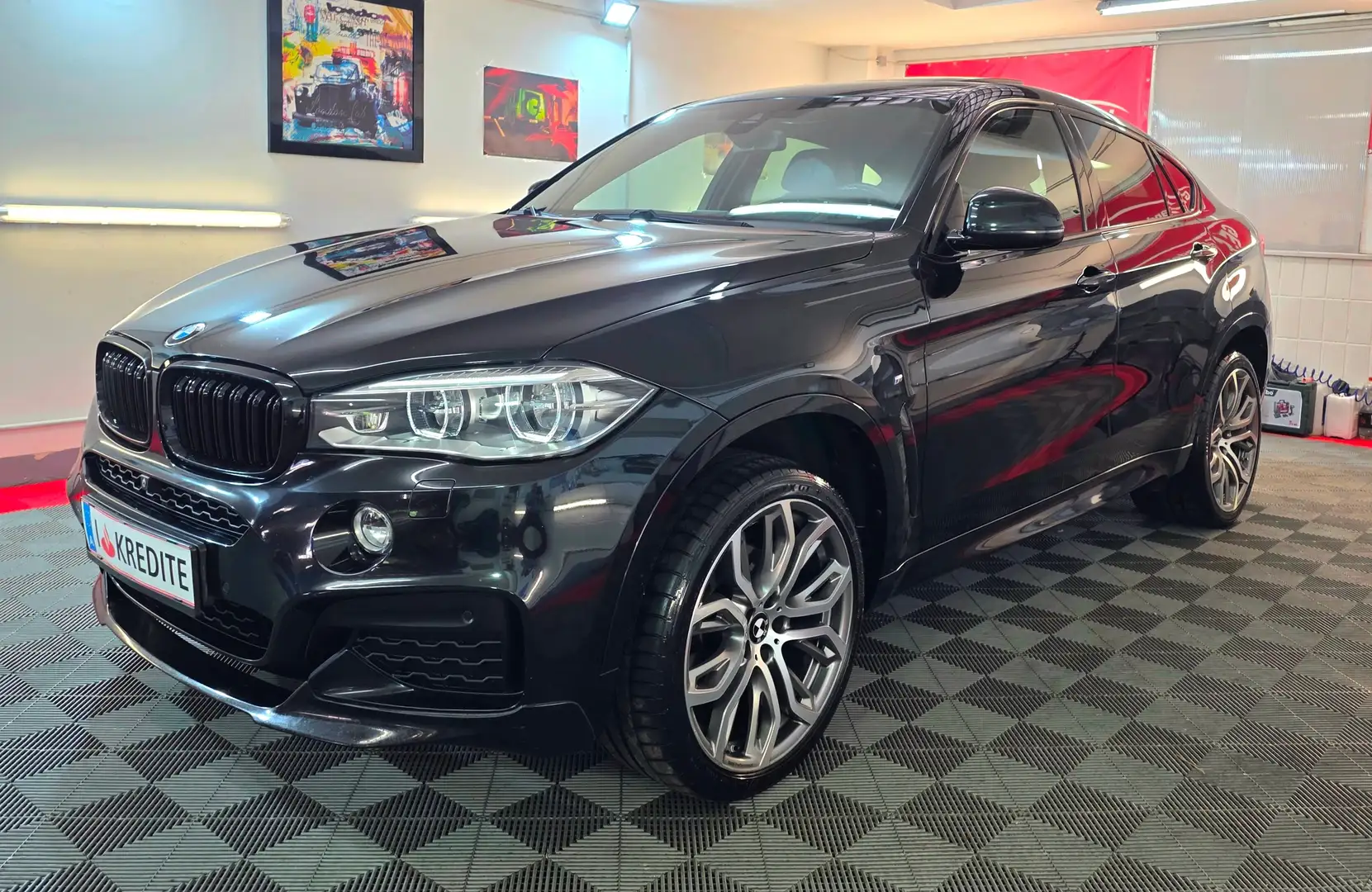 BMW X6 30d xDrive M-Paket Head-up Schiebedach 5-Sitze Schwarz - 1