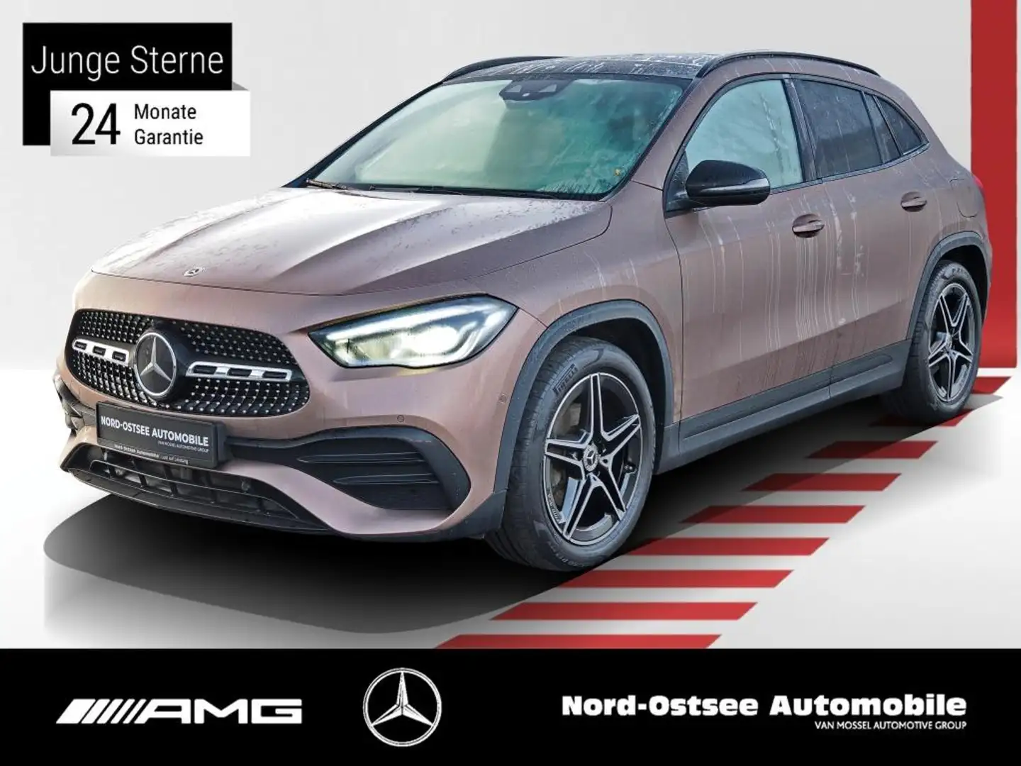 Mercedes-Benz GLA 200 d DISTRO PANO NIGHT KAMERA KEYLESS SHZ Oro - 1