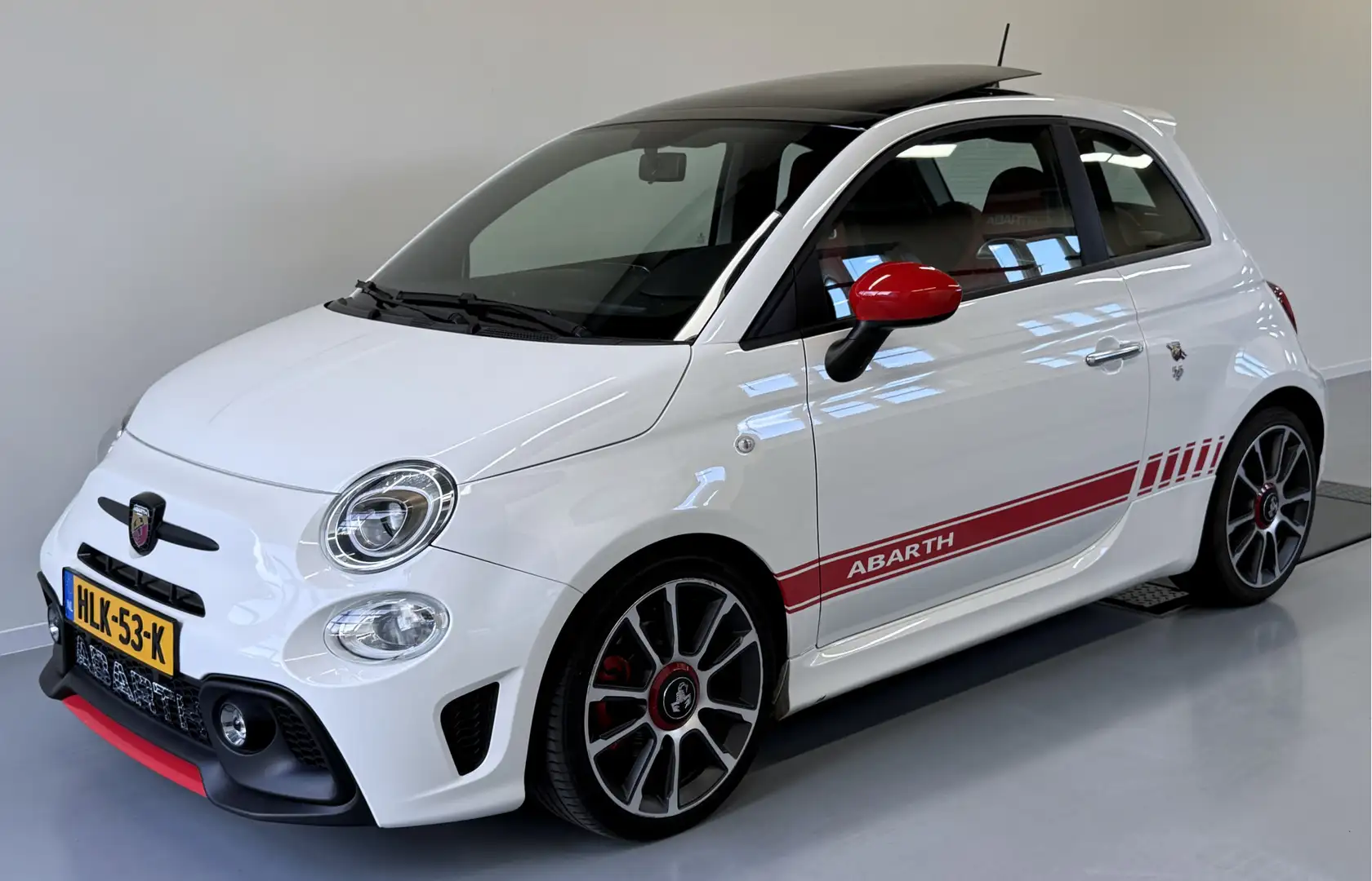 Fiat 500 Abarth 1.4 T-Jet 595 Pista Carplay-Navi-Pano-Leder Blanc - 2
