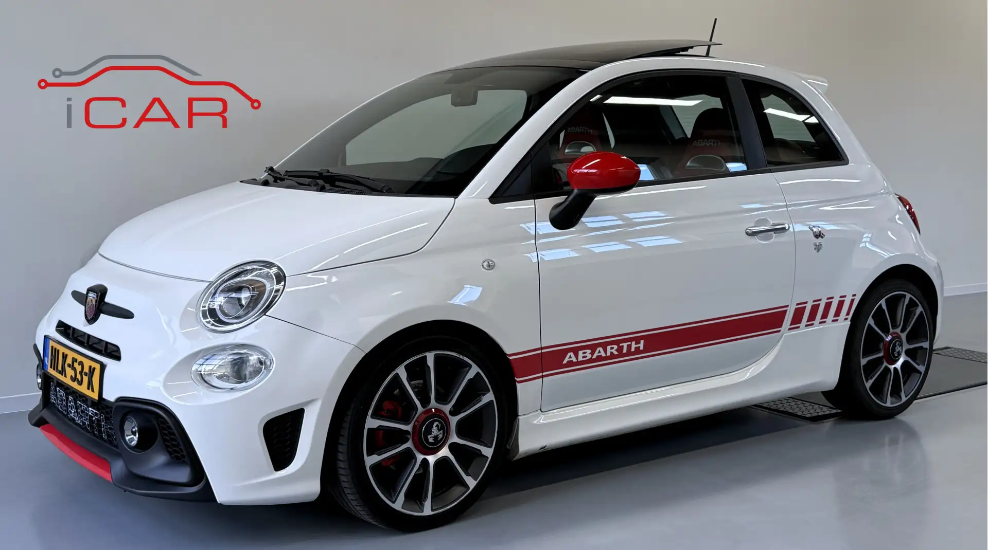 Fiat 500 Abarth 1.4 T-Jet 595 Pista Carplay-Navi-Pano-Leder Blanc - 1