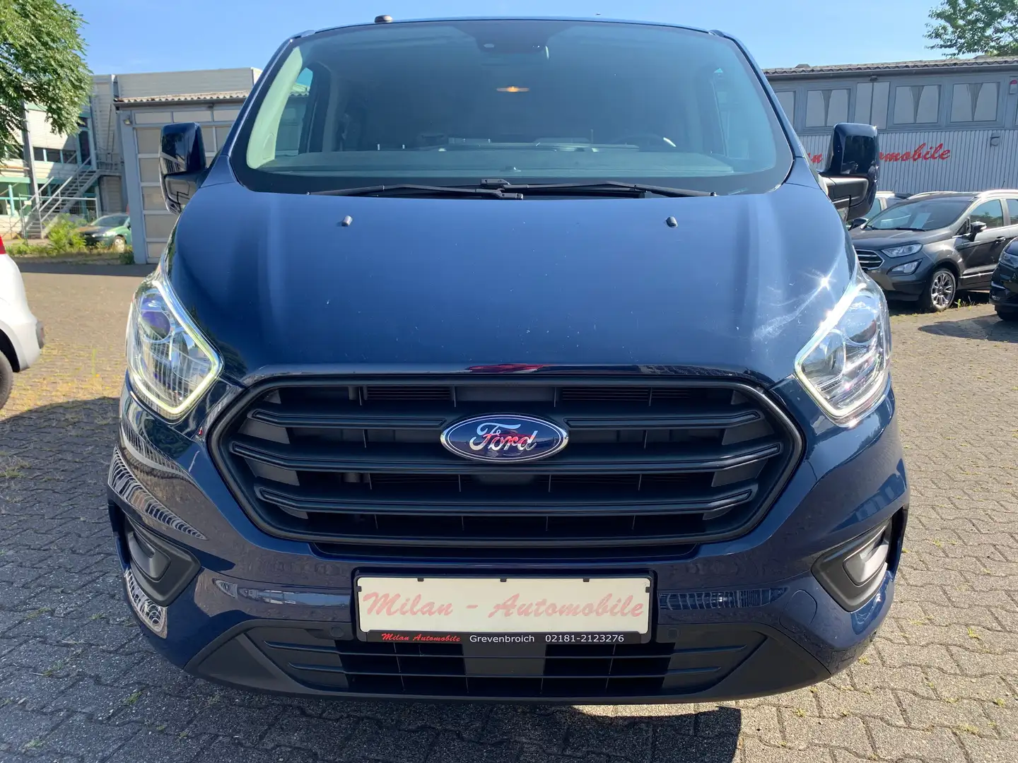 Ford Transit Custom 2,0 TDCI L1-Trend 9 Sitze-Klima-2xPDC-AHK-53 Tkm Blau - 2