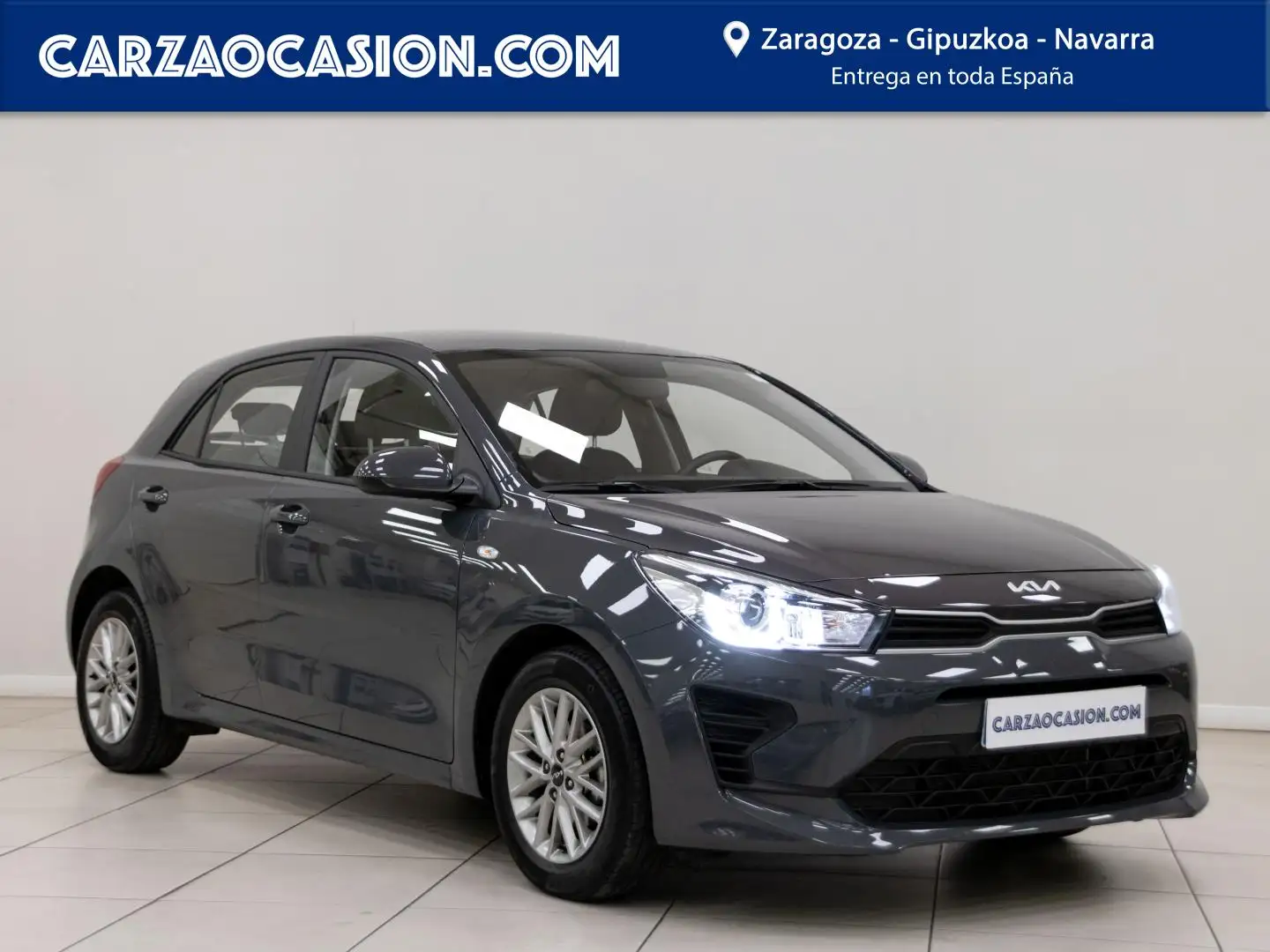 Kia Rio 1.2 DPi Drive 84 Gris - 1