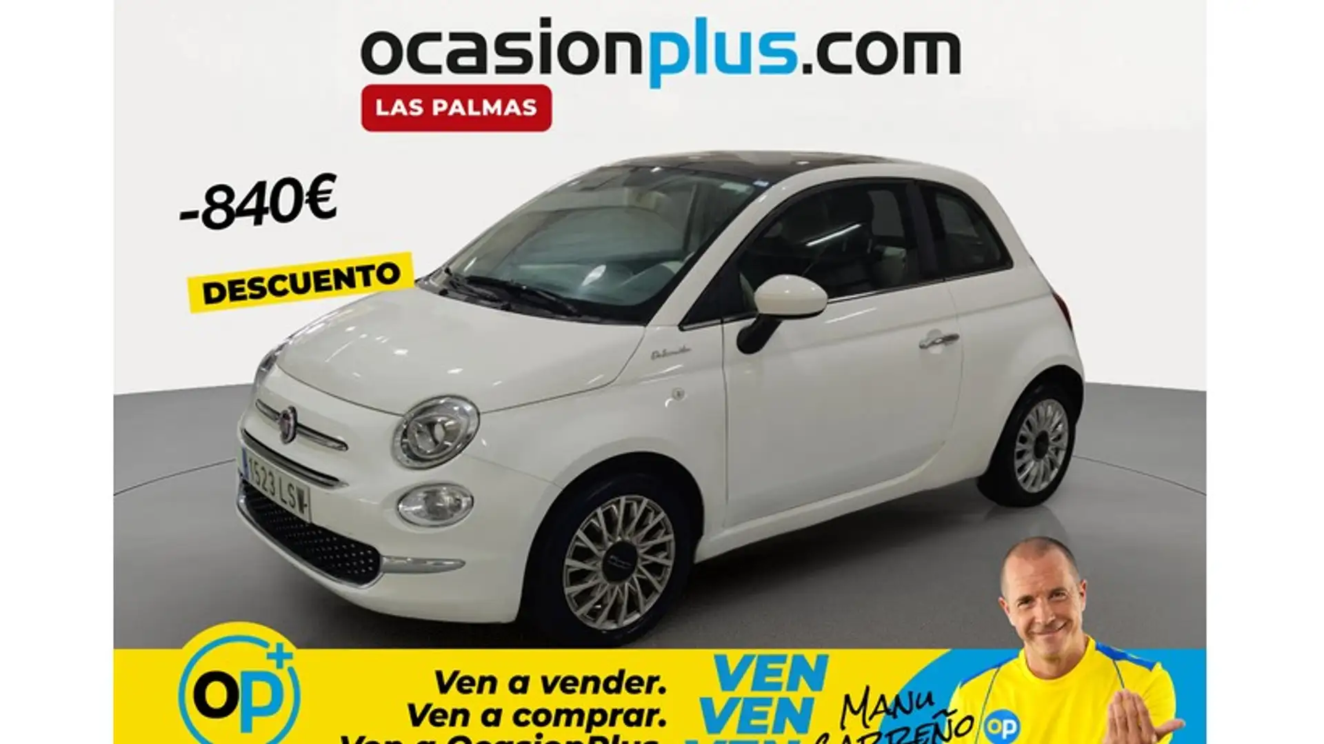 Fiat 500 1.0 Hybrid Dolcevita 52kW Blanco - 1