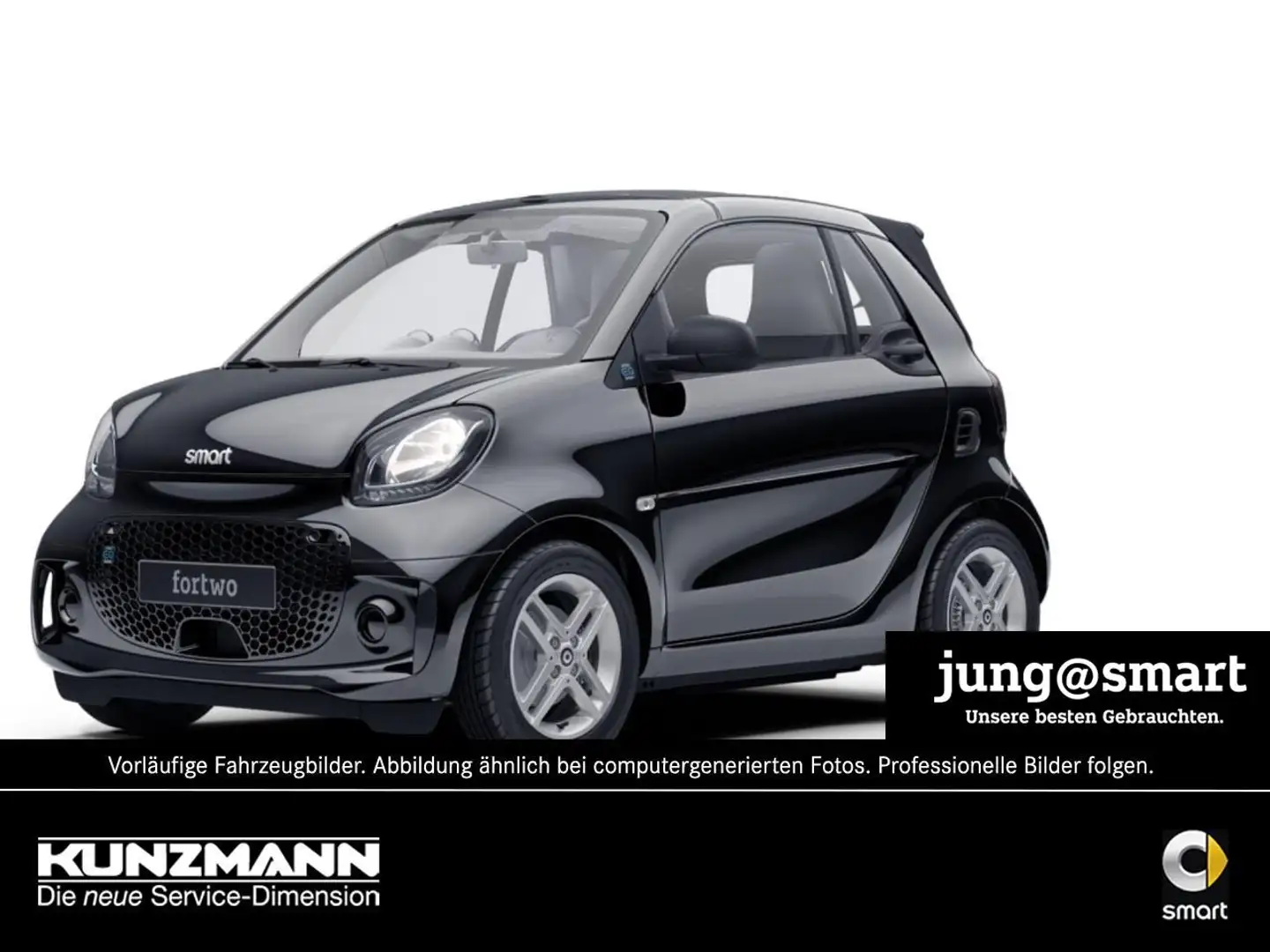 smart forTwo EQ  cabrio Plus-Paket Ladekabel-Paket 22kW Schwarz - 1
