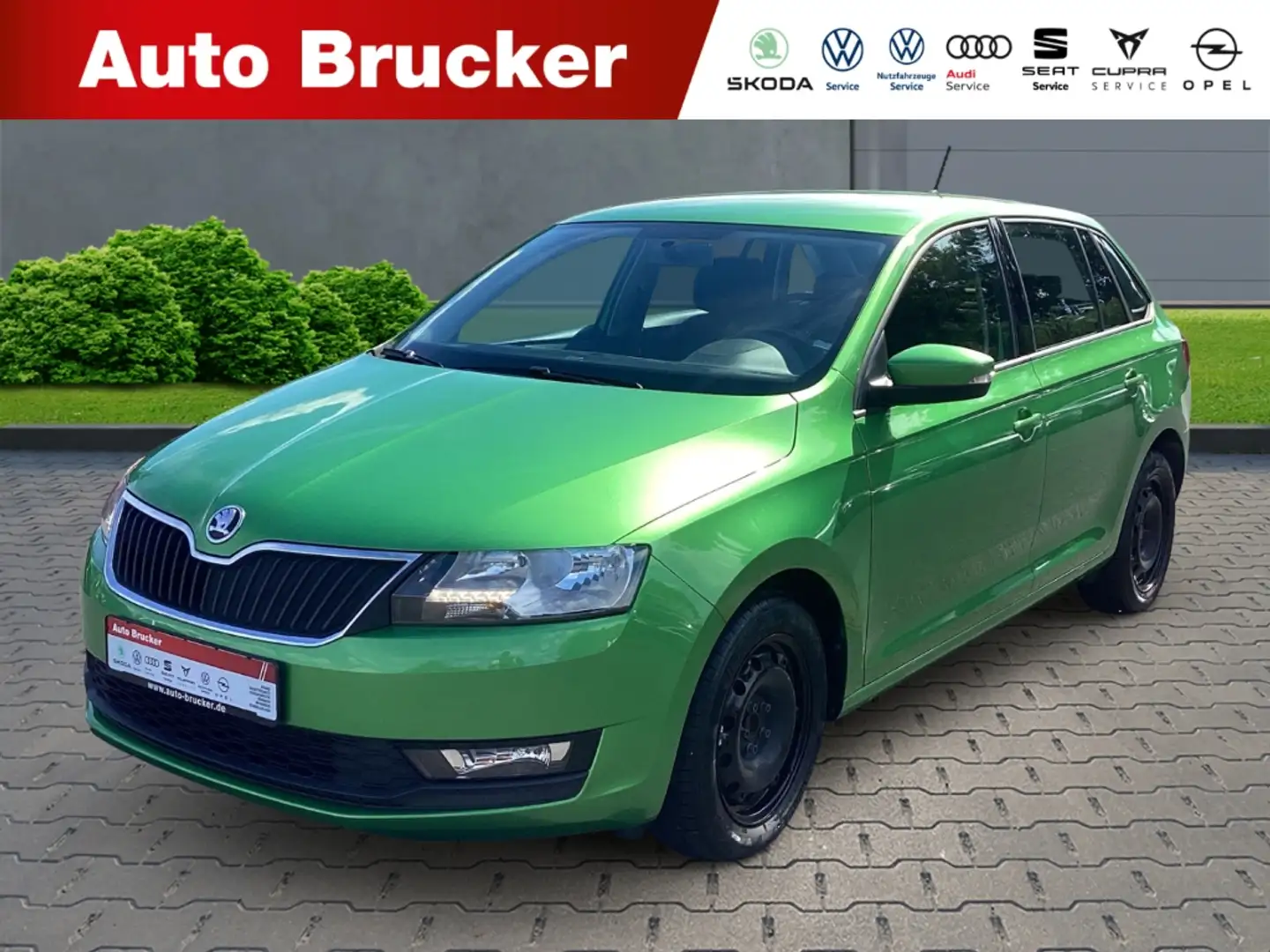 Skoda Rapid/Spaceback Spaceback Ambition 1.0 TSI+Klimaanlage+Parksensore Grün - 1