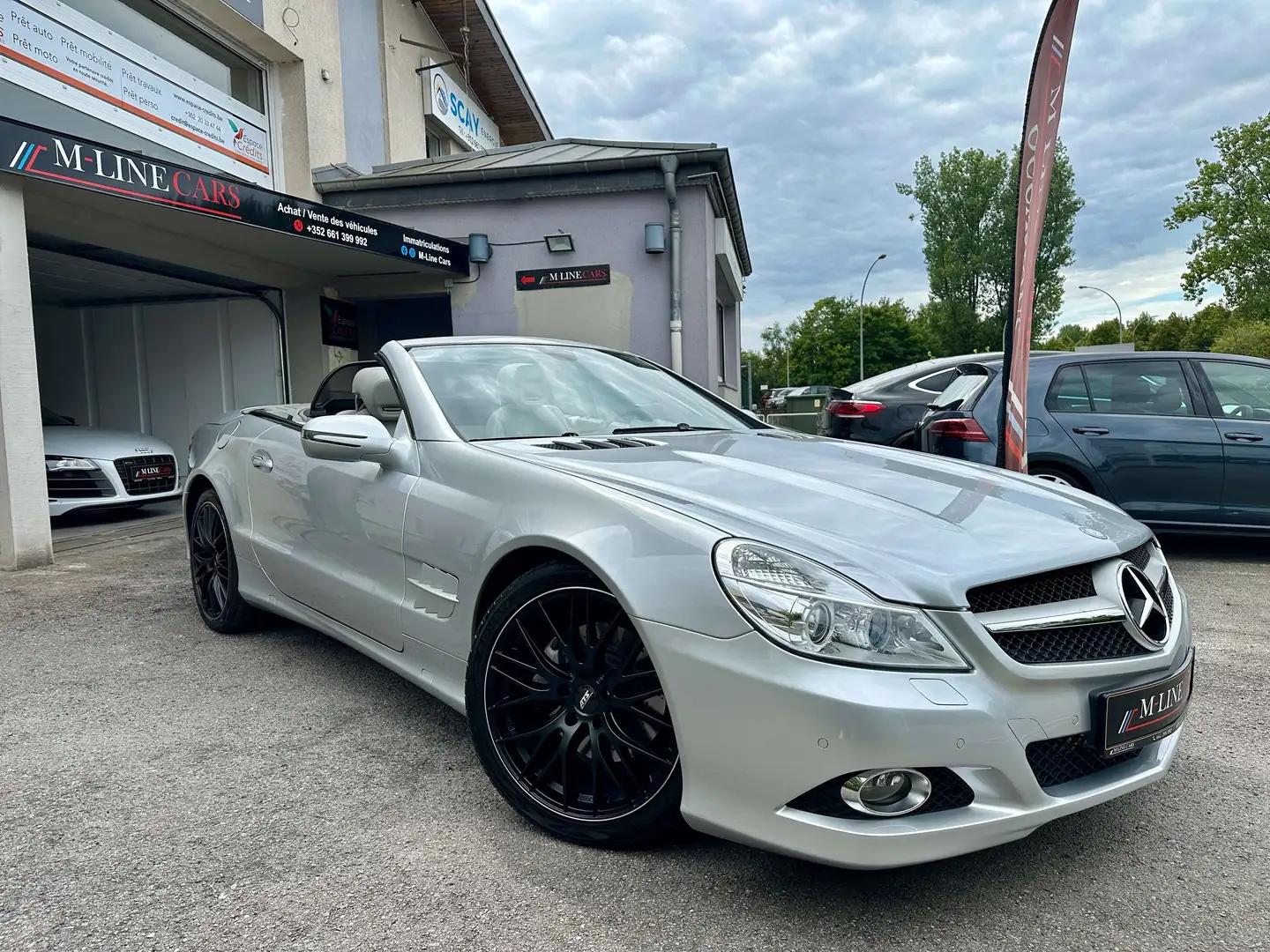 Mercedes-Benz SL 300 V6 3.0L 231ch  7G Tronic (R230 restylée) Gris - 1