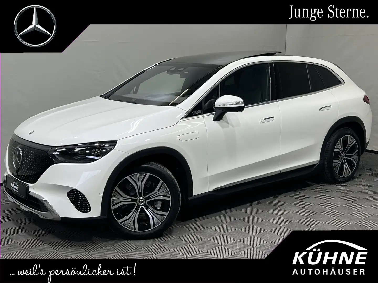 Mercedes-Benz EQE SUV EQE 350 4M SUV Electric Art Premium GUARD+HuD !! Wit - 1