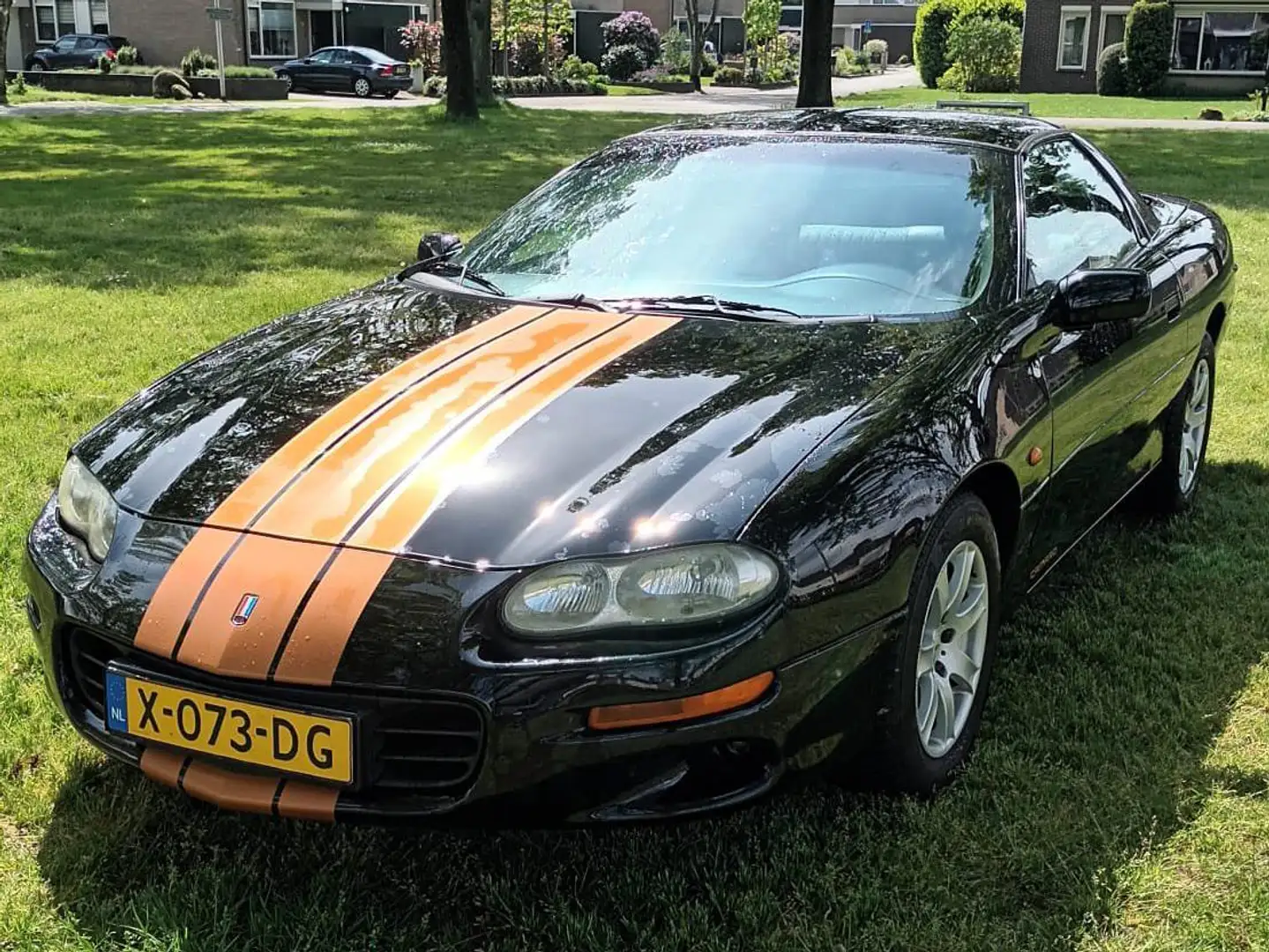 Chevrolet Camaro 3.8 Coupé A met Targa daken Zwart - 1