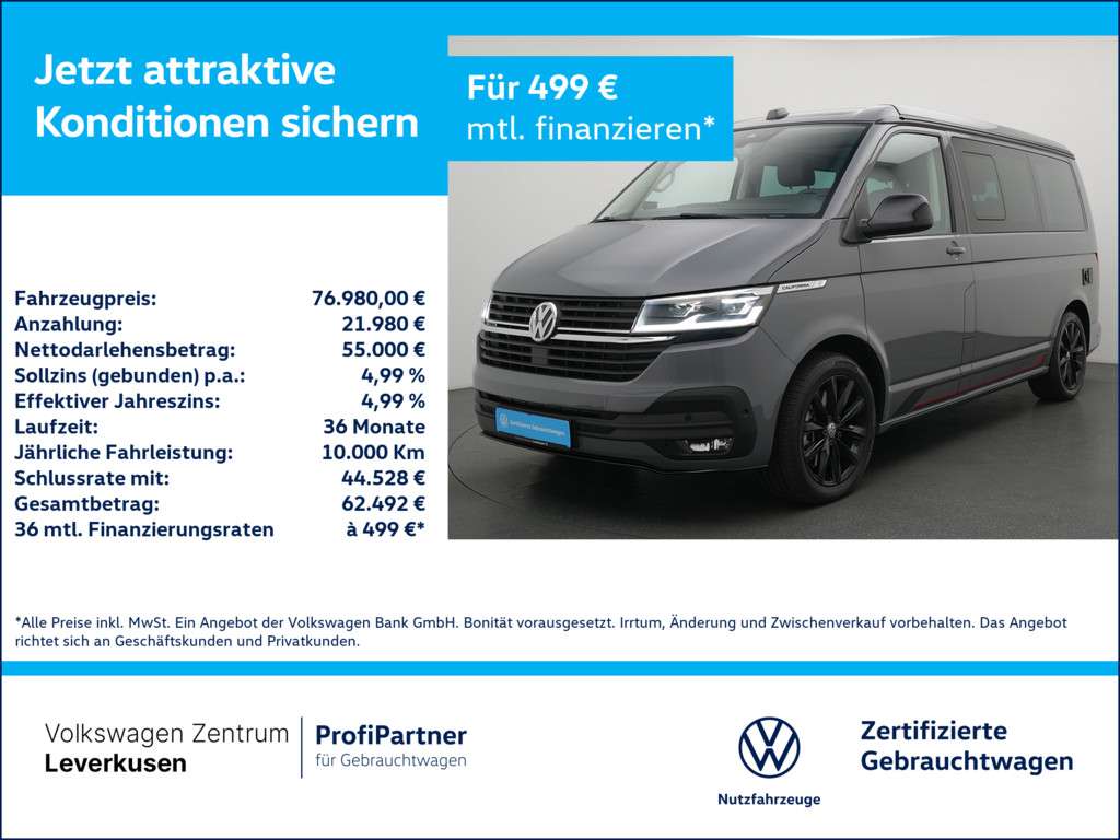Second hand Volkswagen California 2.0