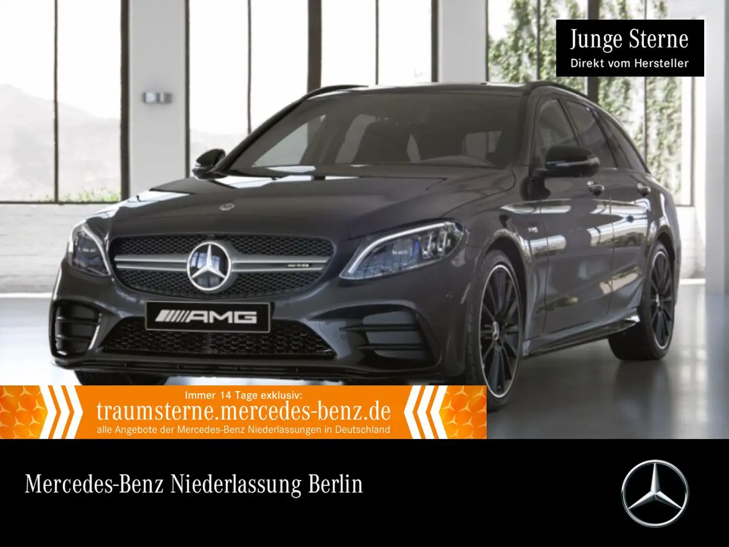 Mercedes-Benz C 43 AMG C 43 4M T-Modell AMG+NIGHT+PANO+360+MULTIBEAM+HUD Gris - 1