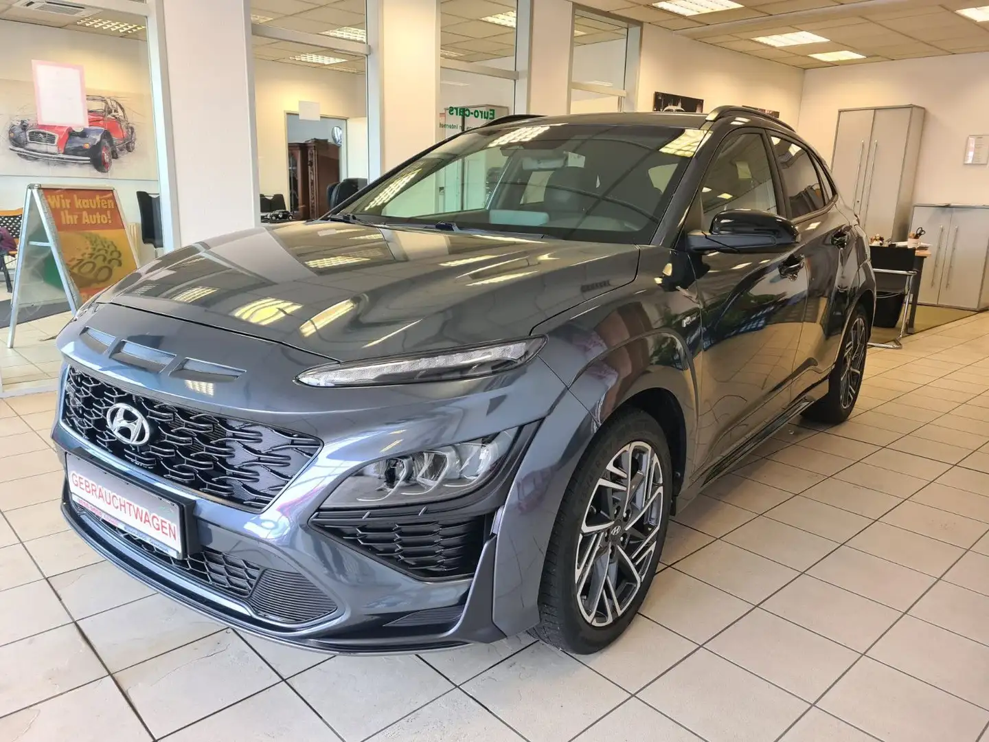 Hyundai KONA Pure N-Line / LED / 1.HAND / NAVI / KAMERA Grau - 1