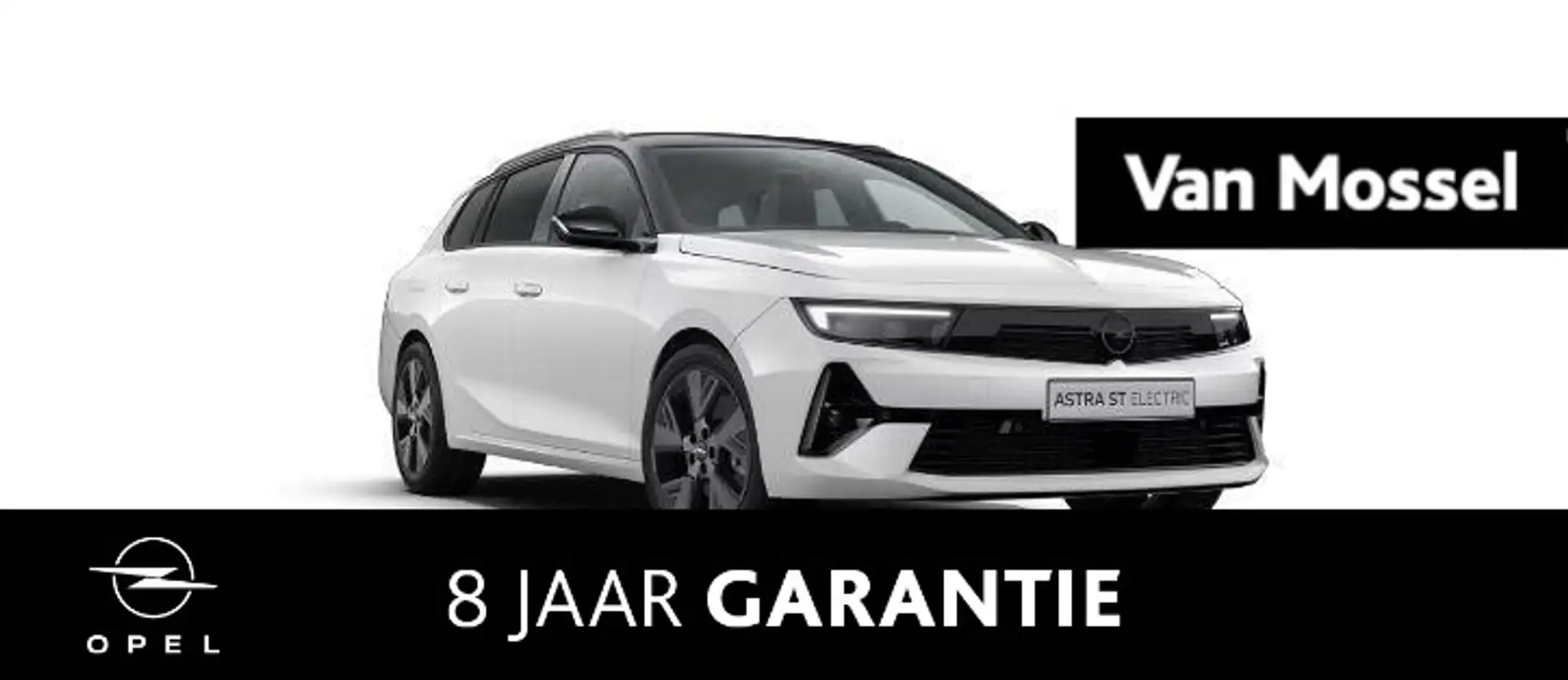 Opel Astra Sports Tourer 1.2 Turbo Hybrid Edition | Vanaf €37 Wit - 1
