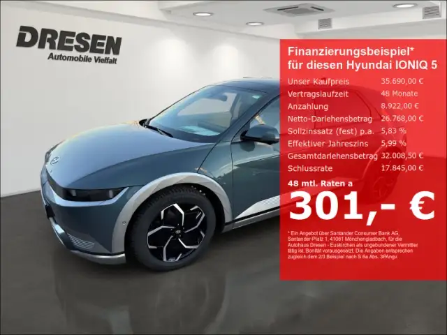 Hyundai IONIQ 5 MY24 77,4 kWh RWD TECHNIQ PANO 360° Kamera BOSE El