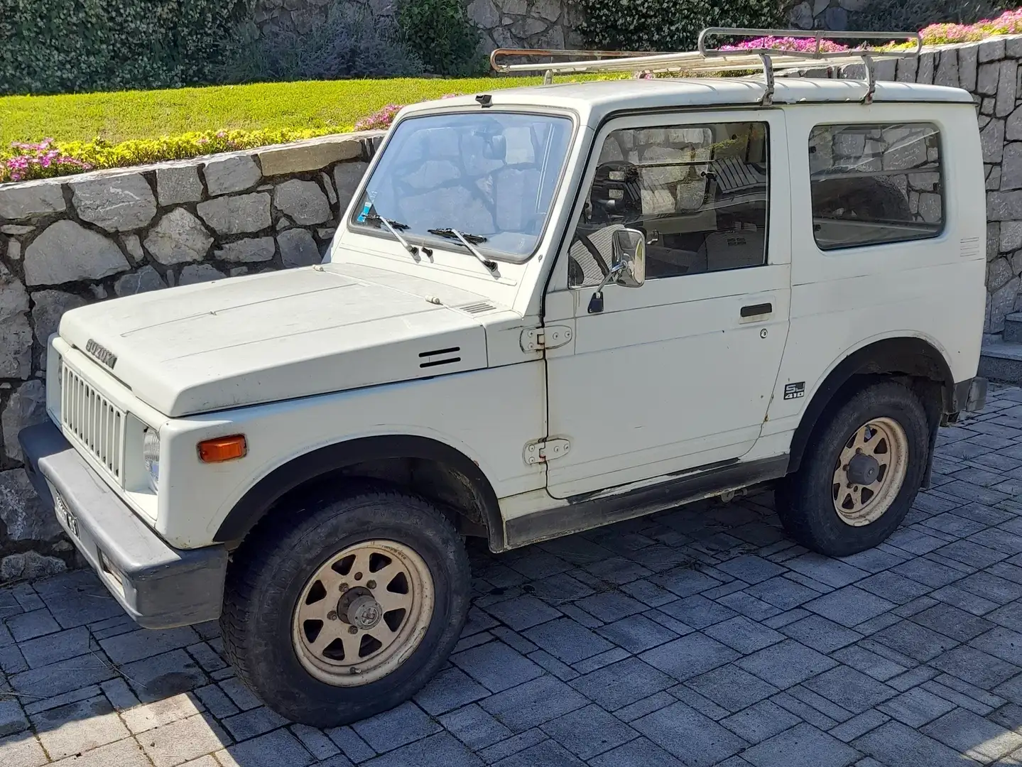 Suzuki SJ 410 Blanc - 2