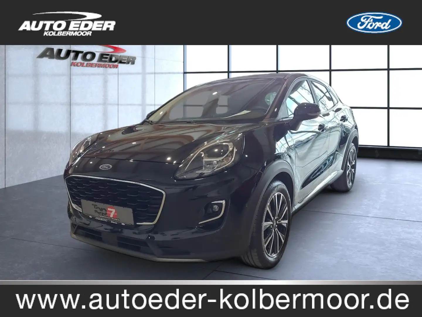 Ford Puma Titanium Bluetooth Navi LED Klima el. Fenster Noir - 1