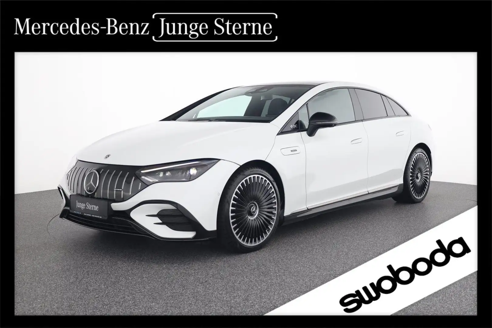 Mercedes-Benz EQE 43 AMG 4M Head Up Brumester Airmatic Digital L Bílá - 1