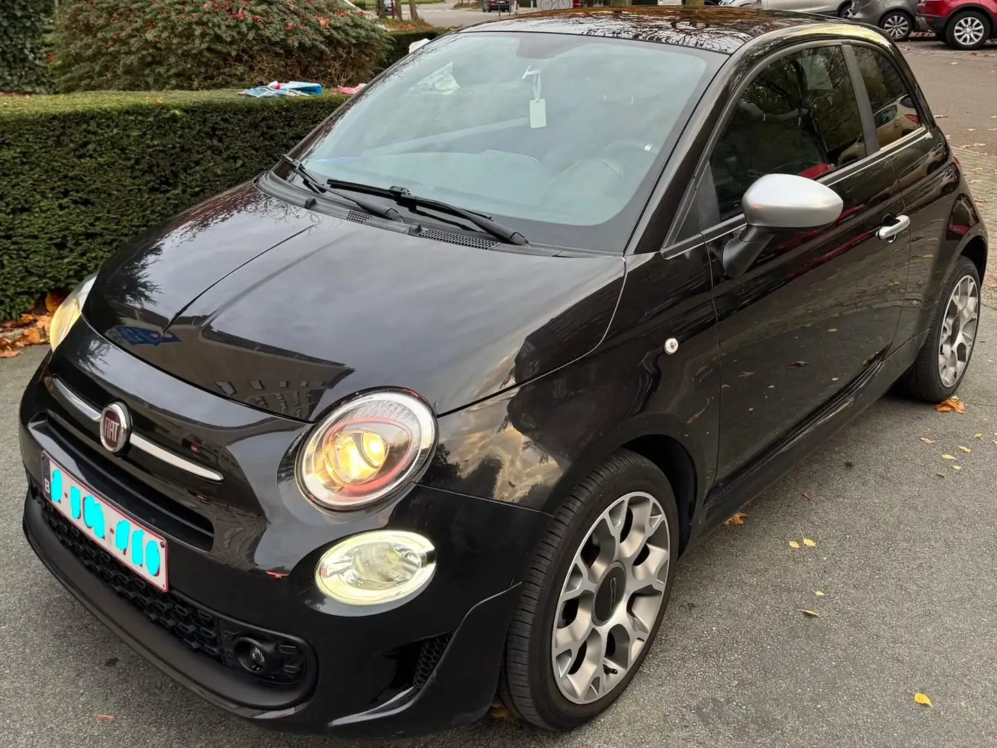 Fiat 500 500 1.0i MHEV Sport hybrid⚡️ Zwart - 1
