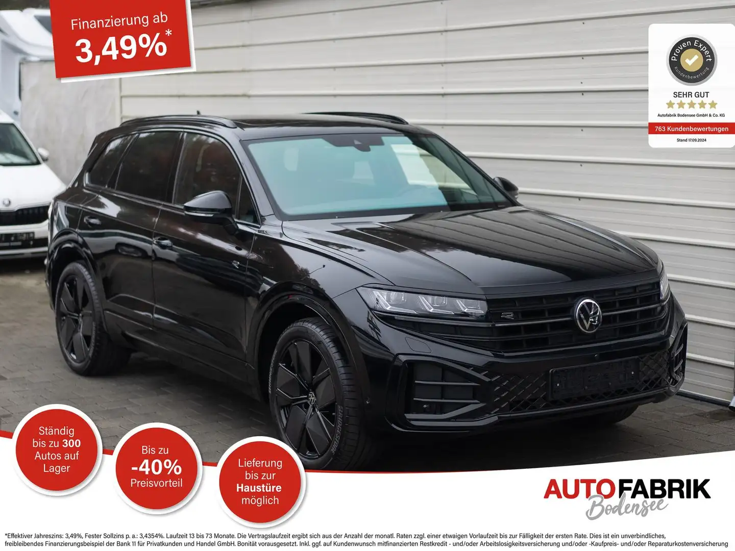 Volkswagen Touareg R-Line 3.0 V6 TDI 4MOTION *Pano*AHK*HeadUp Fekete - 1