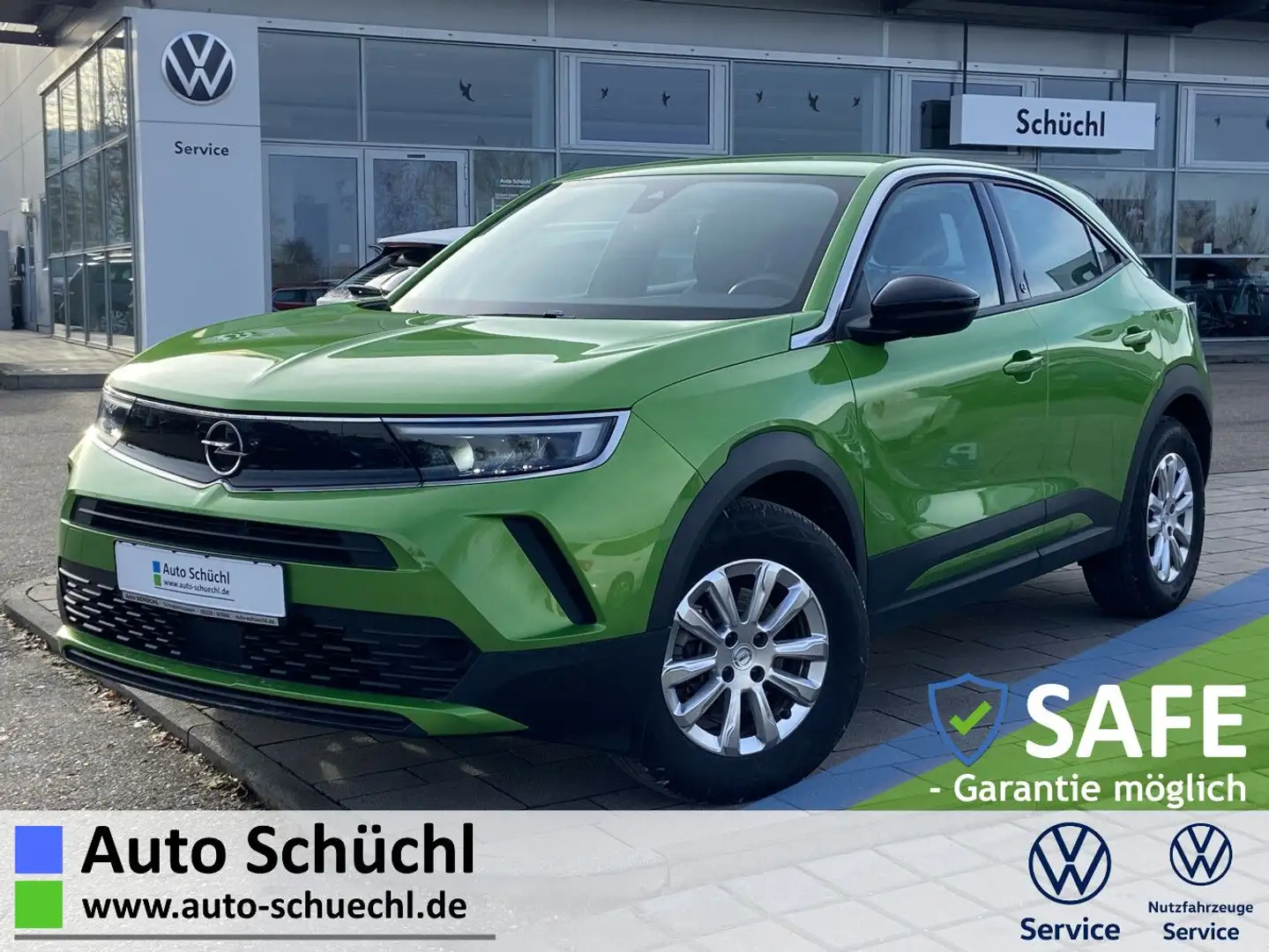 Opel Mokka-E CLIMATRONIC+CCS+KEYLESS+LEDERLENKRAD+LED Grün - 1