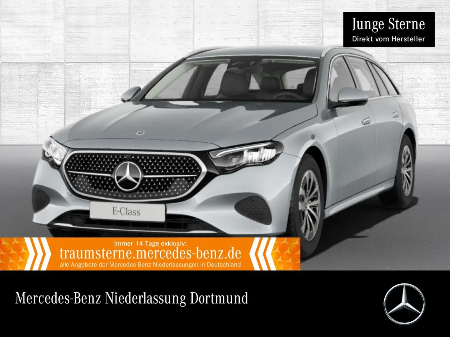 Mercedes-Benz E 220 d T Avantgarde Stdhzg Distr. LED Kamera PTS Silber - 1