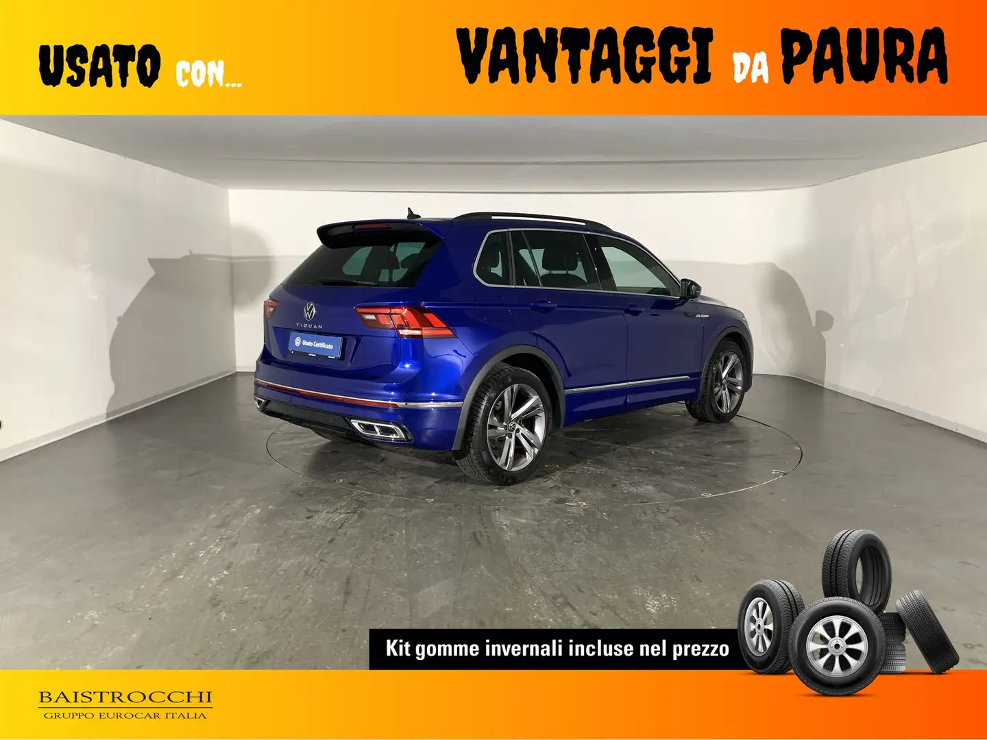 Volkswagen Tiguan 1.5 tsi r-line 150cv dsg Blu/Azzurro - 2