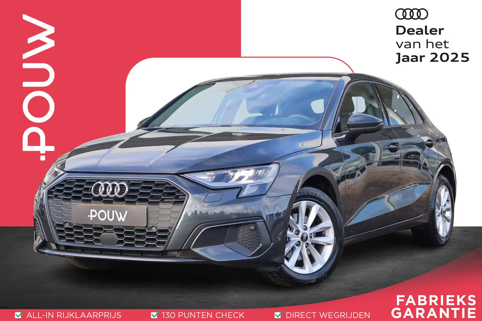 Audi A3 Sportback 30 TFSI 110pk Pro Line | PDC | Android A Gris - 1
