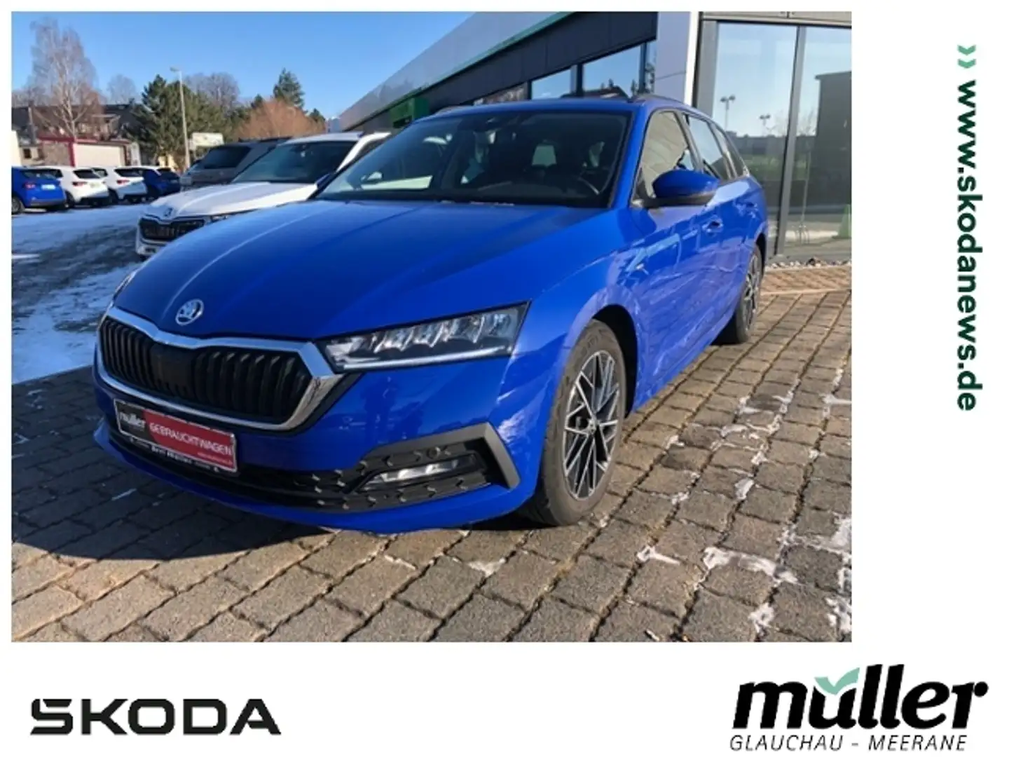 Skoda Octavia Combi Clever 1.5 TSI Blau - 1