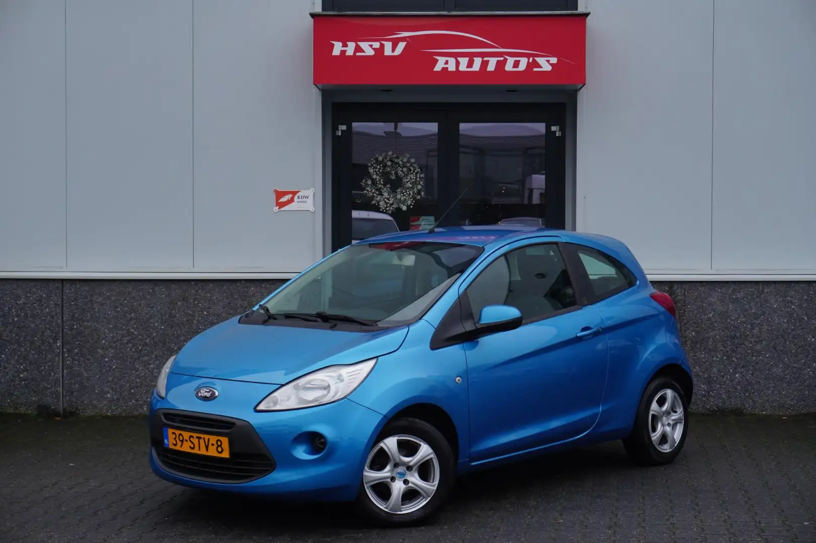Ford Ka/Ka+ 1.2 Cool & Sound start/stop airco LM org NL Blauw - 1