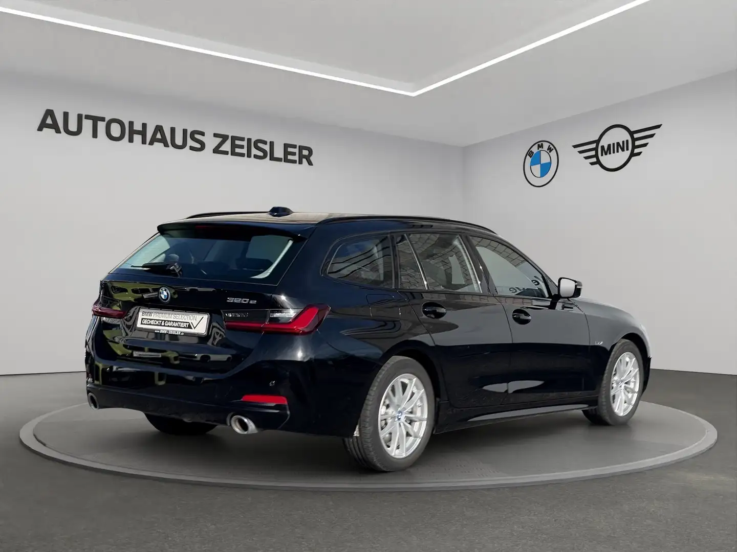 BMW 320 e Touring +AHK +AKT.GESCHWINDIGKEITSREGELUNG Schwarz - 2
