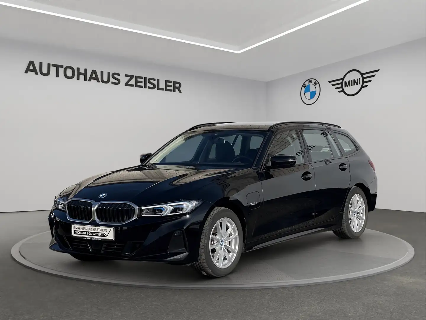 BMW 320 e Touring +AHK +AKT.GESCHWINDIGKEITSREGELUNG Schwarz - 1
