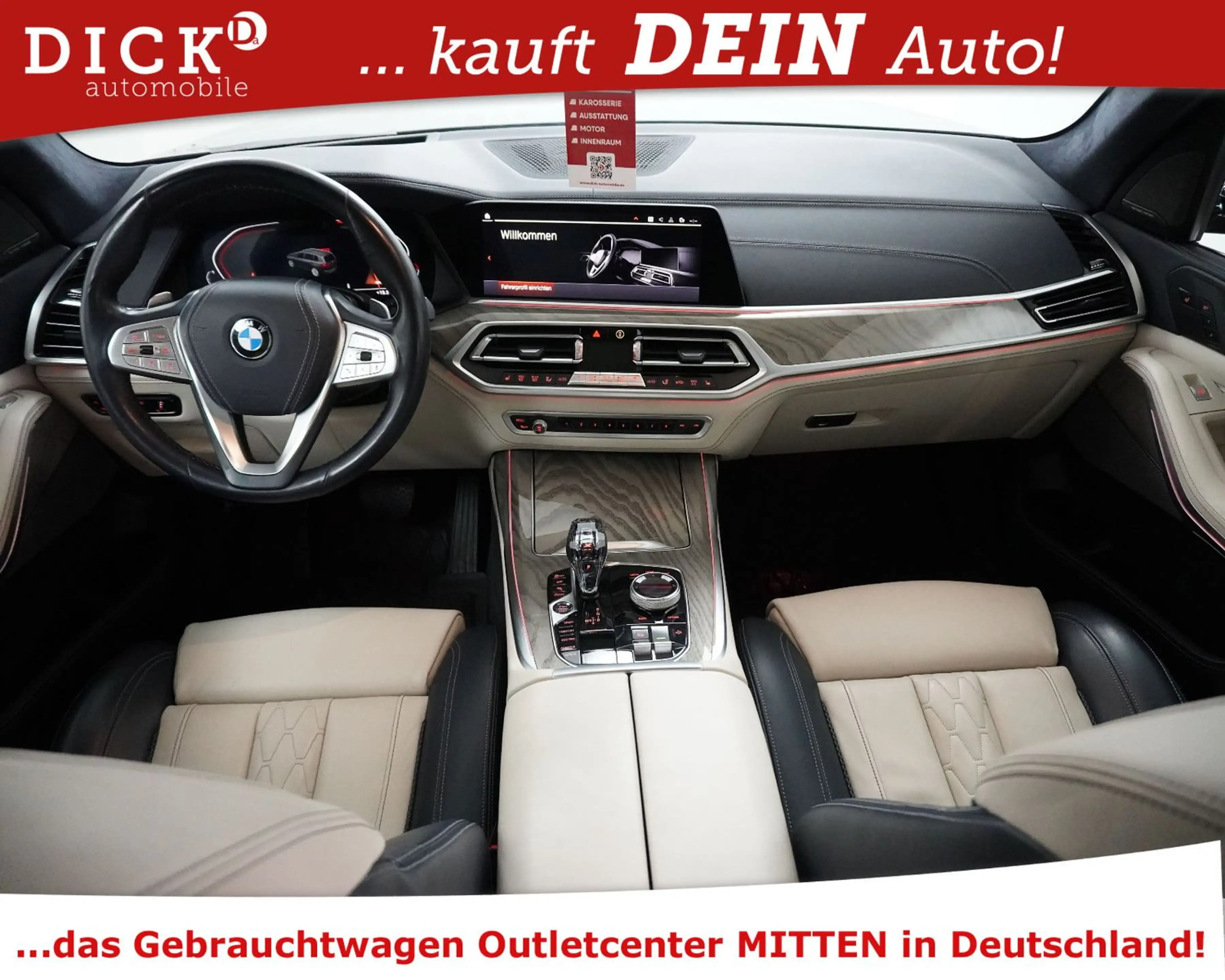 BMW X7 xD 30 Design Pure Excell PANO+SOFT+360+VOLL+M — photo 11