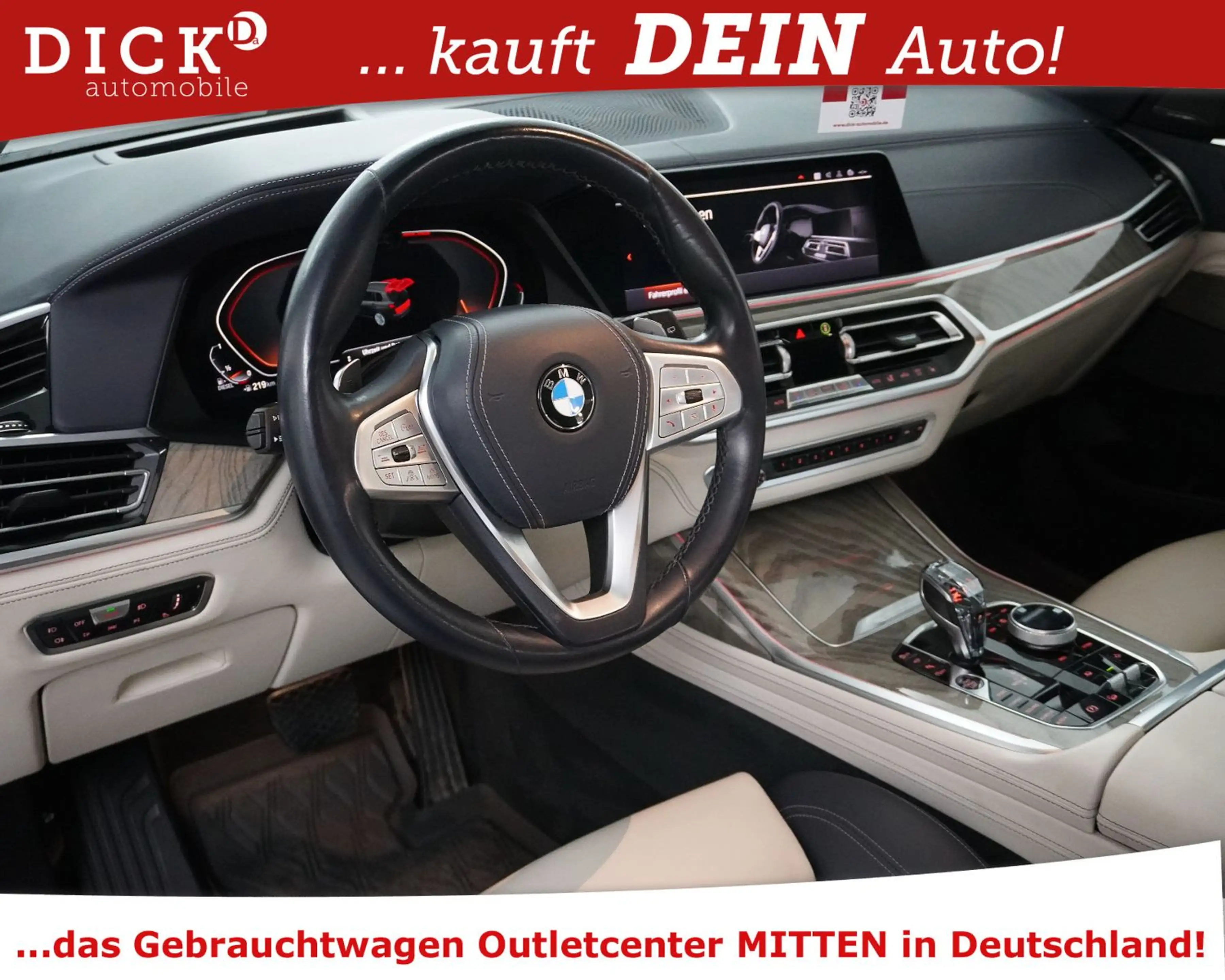 BMW X7 xD 30 Design Pure Excell PANO+SOFT+360+VOLL+M — photo 10